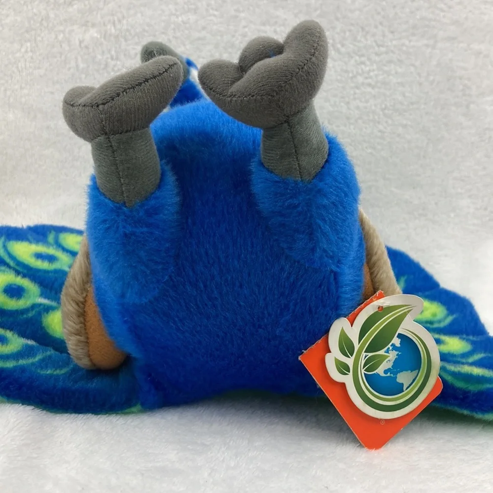 Wild Republic Core Peacock Plush Stuffed Animal Toy Realistic 12” NWT